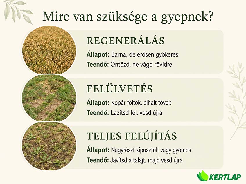 Mire van szüksége a gyepnek?