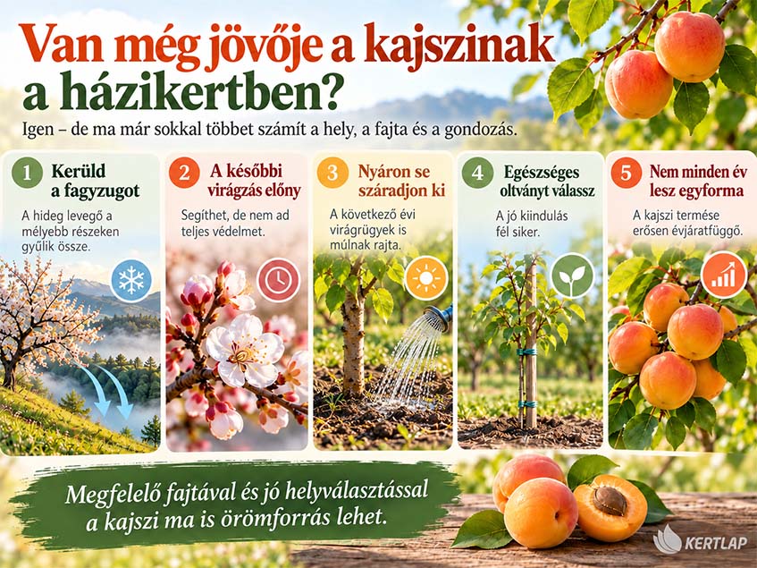 kajszi a házikertben