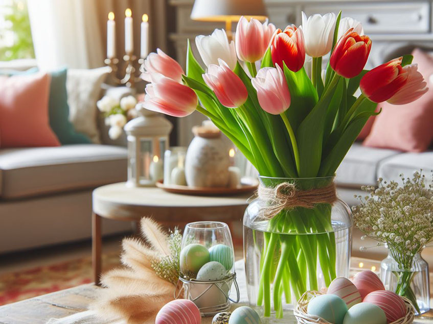 tulipánok vázában
