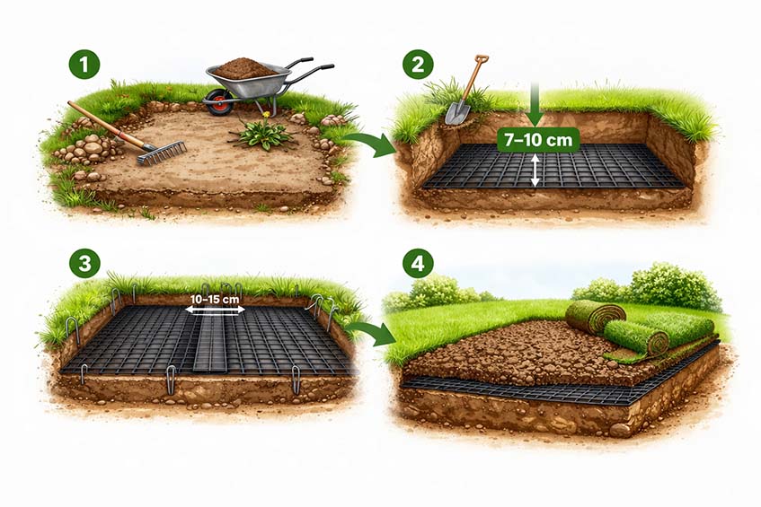 vakondháló telepítése